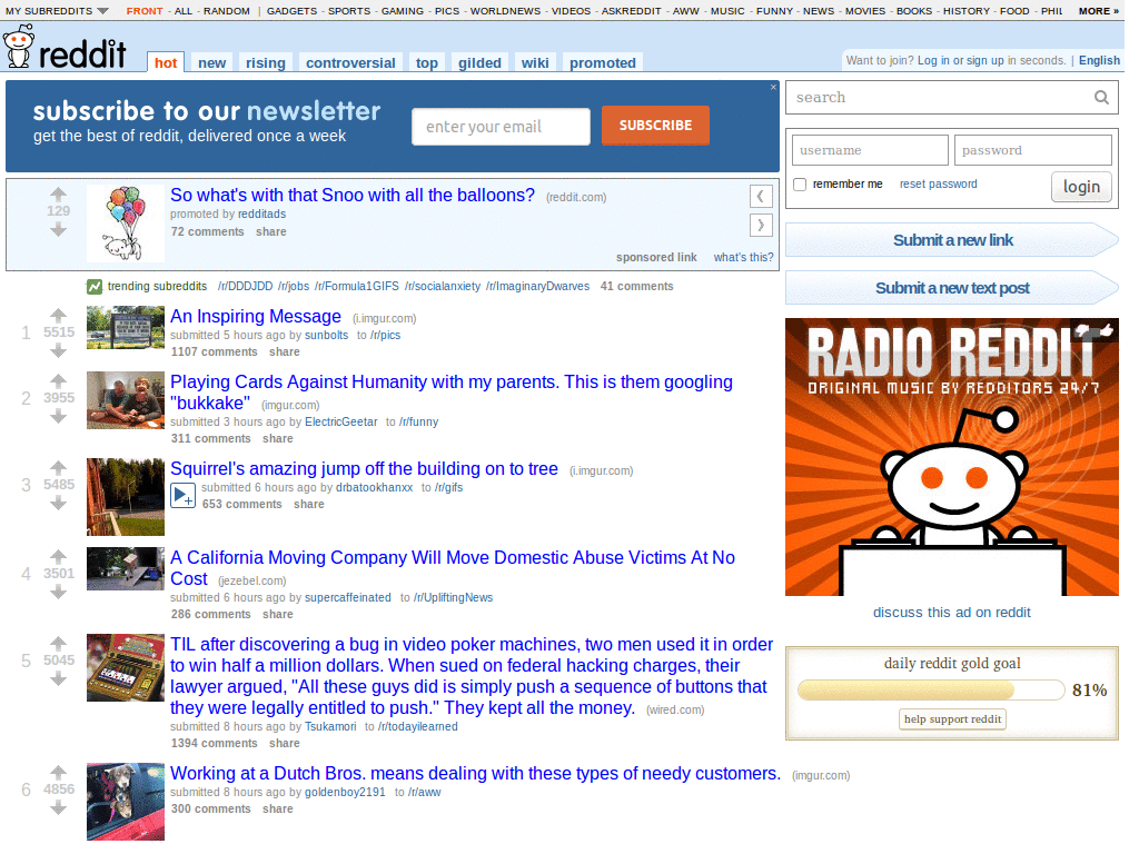 Reddit downvote fix !