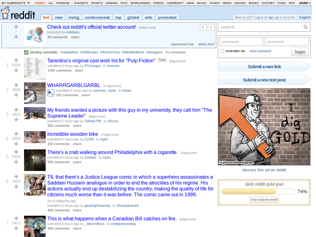 reddit - Reduce Header Spacing