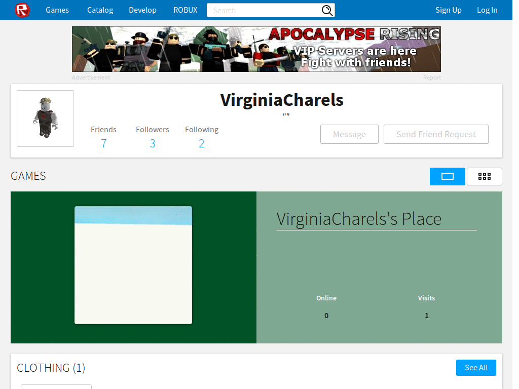ROBLOX New Profile Fix