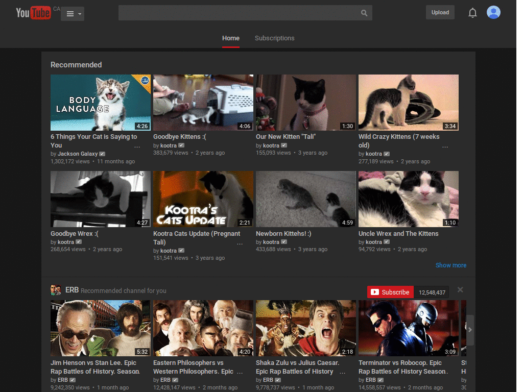 Youtube | Space Grey