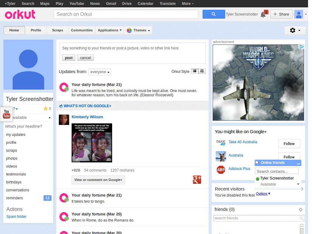 Orkut - Linkin Park ( by Templah.com )