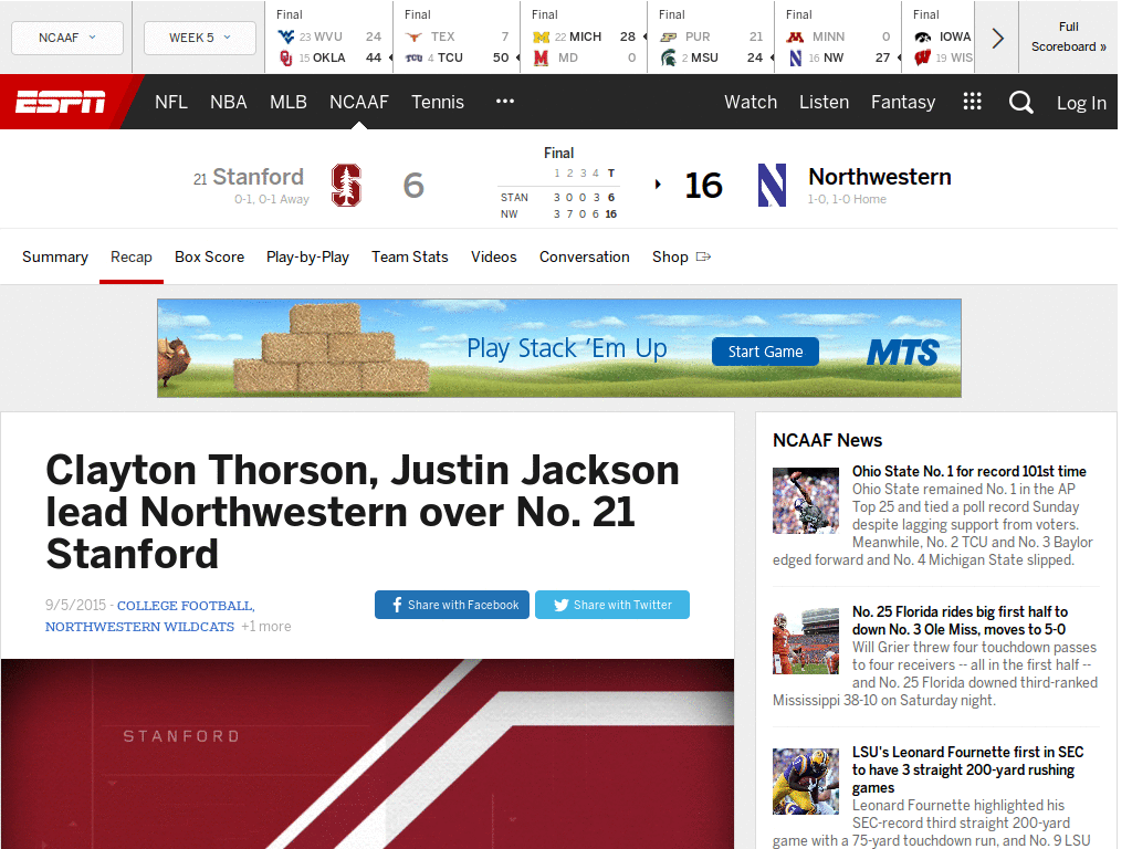 ESPN floaty scores