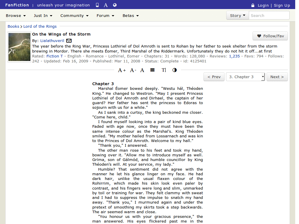 Fanfiction.net - Indent and Justify
