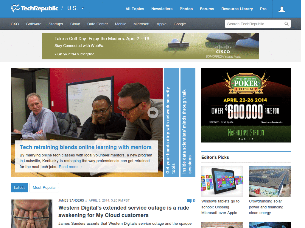silicon.com website cleanup