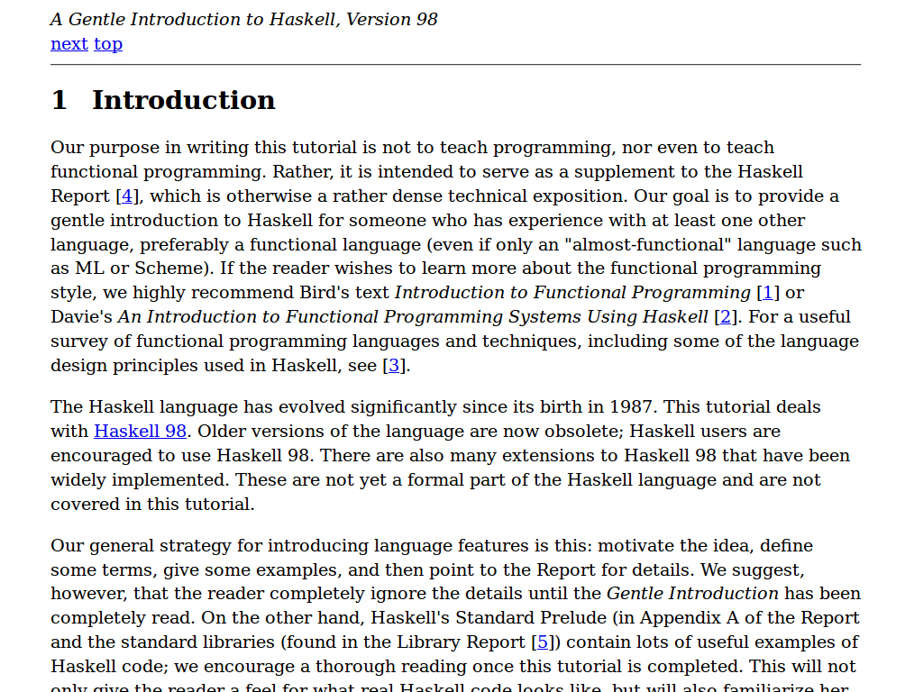 A Gentle Introduction to Haskell