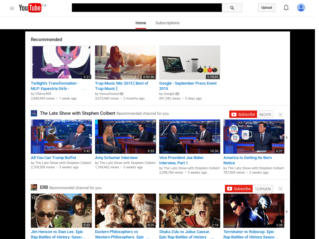 Youtube webkit-filter