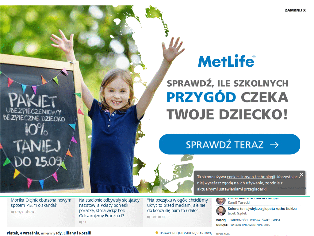 onet.pl - remove ads