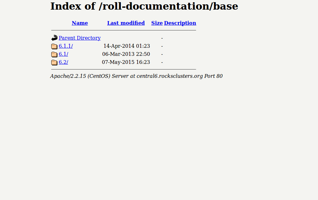 rocksclusters.org docs