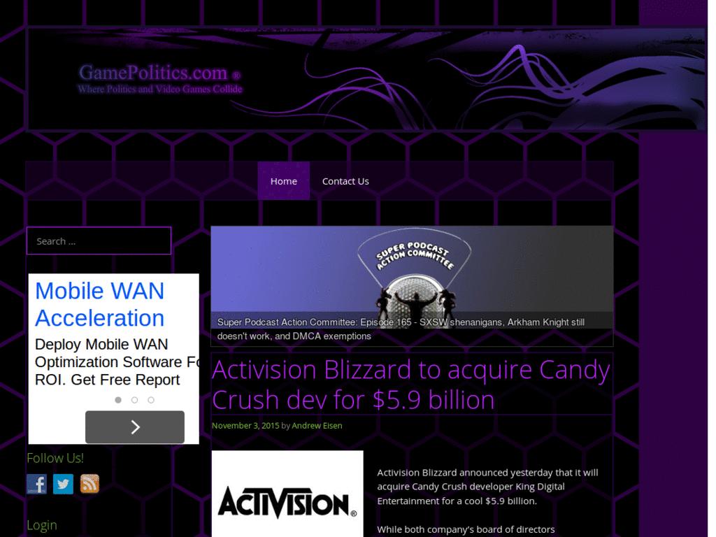 GamePolitics.com Night Theme (Dark)