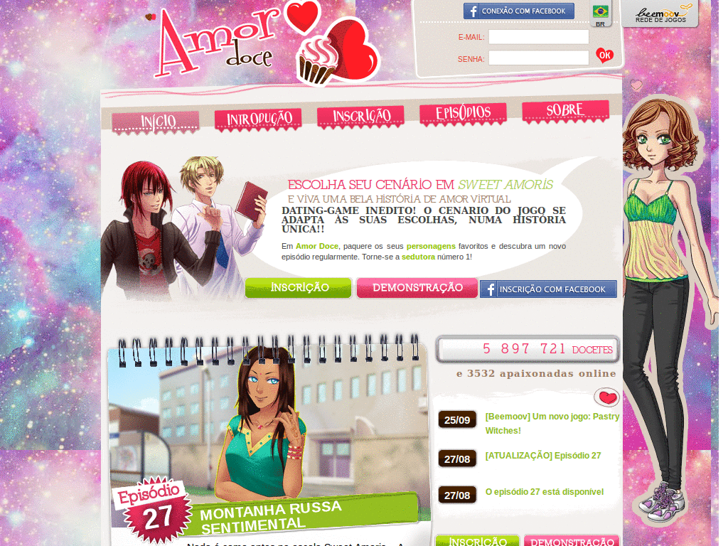 Tema Amor Doce Aleatório By:Shizune28