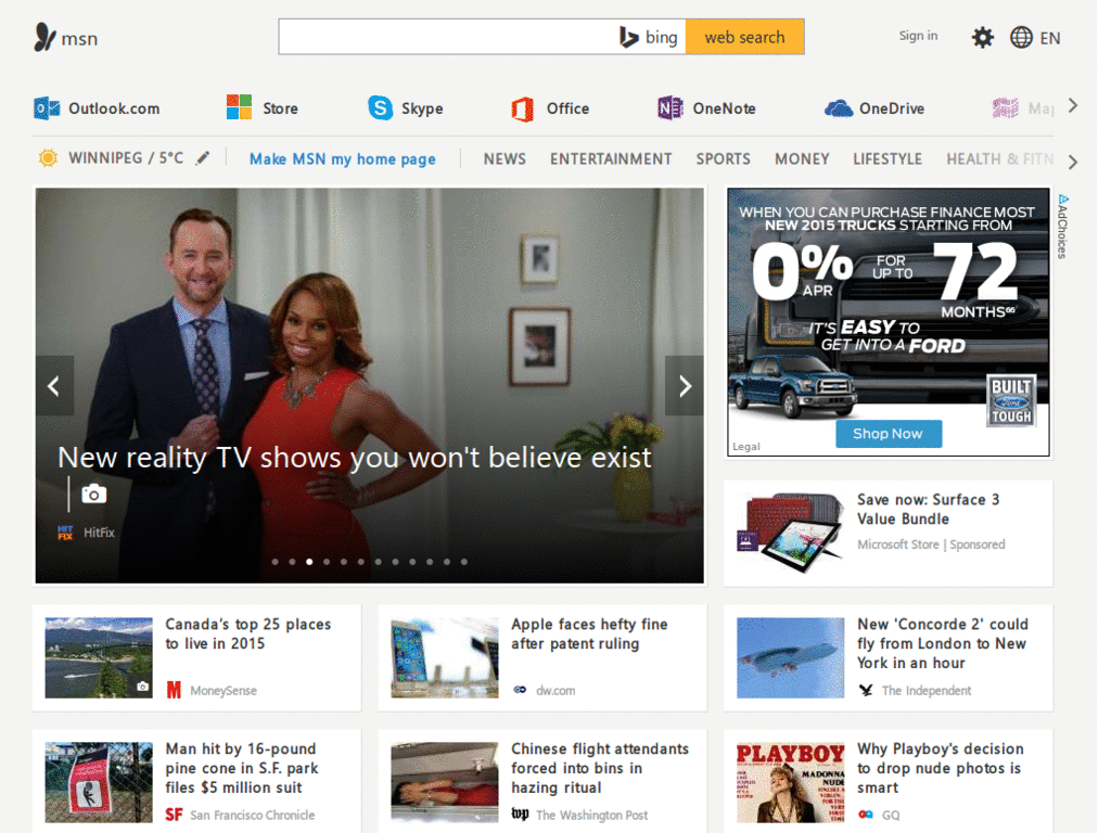 MSN Drop-Down Add Removal