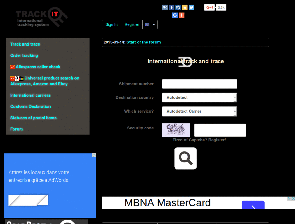 TrackitonlineDark
