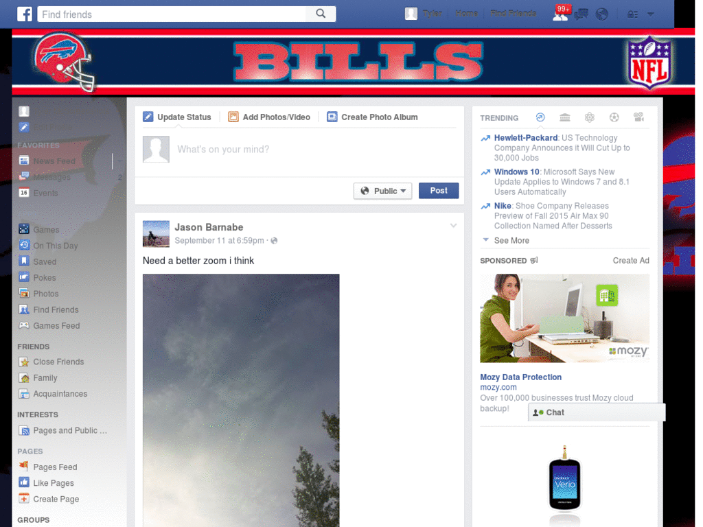 Facebook -NFL- Buffalo Bills ( by Templah.com )