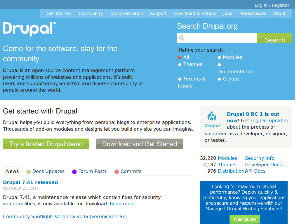 m4tlch style for drupal.org
