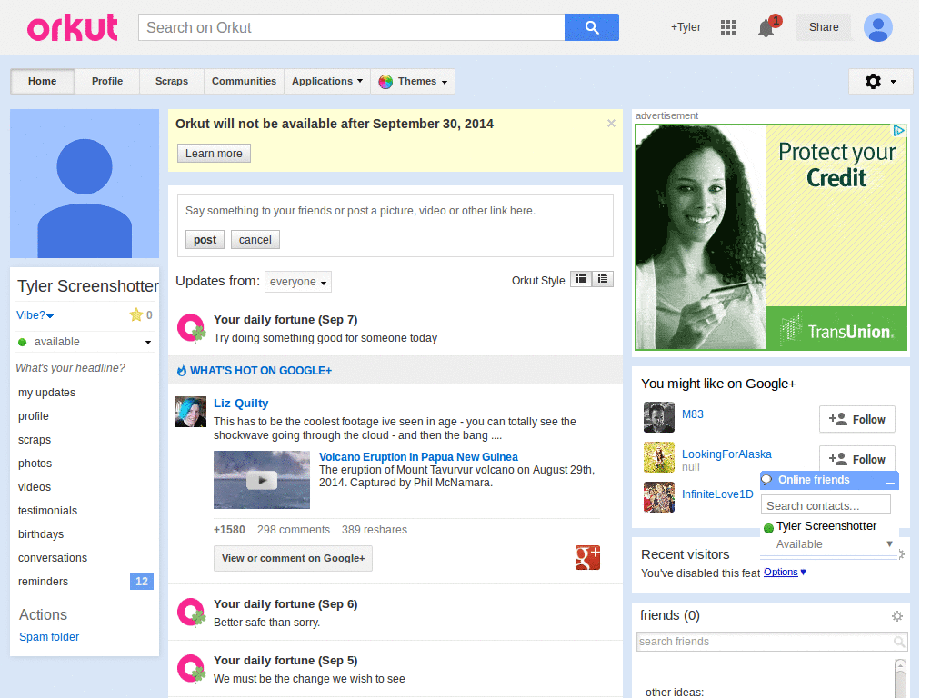 Orkut - Red Hot Chilli Peppers ( by Templah.com )