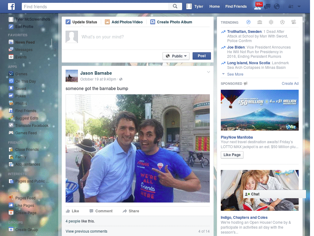 theme for facebook my me
