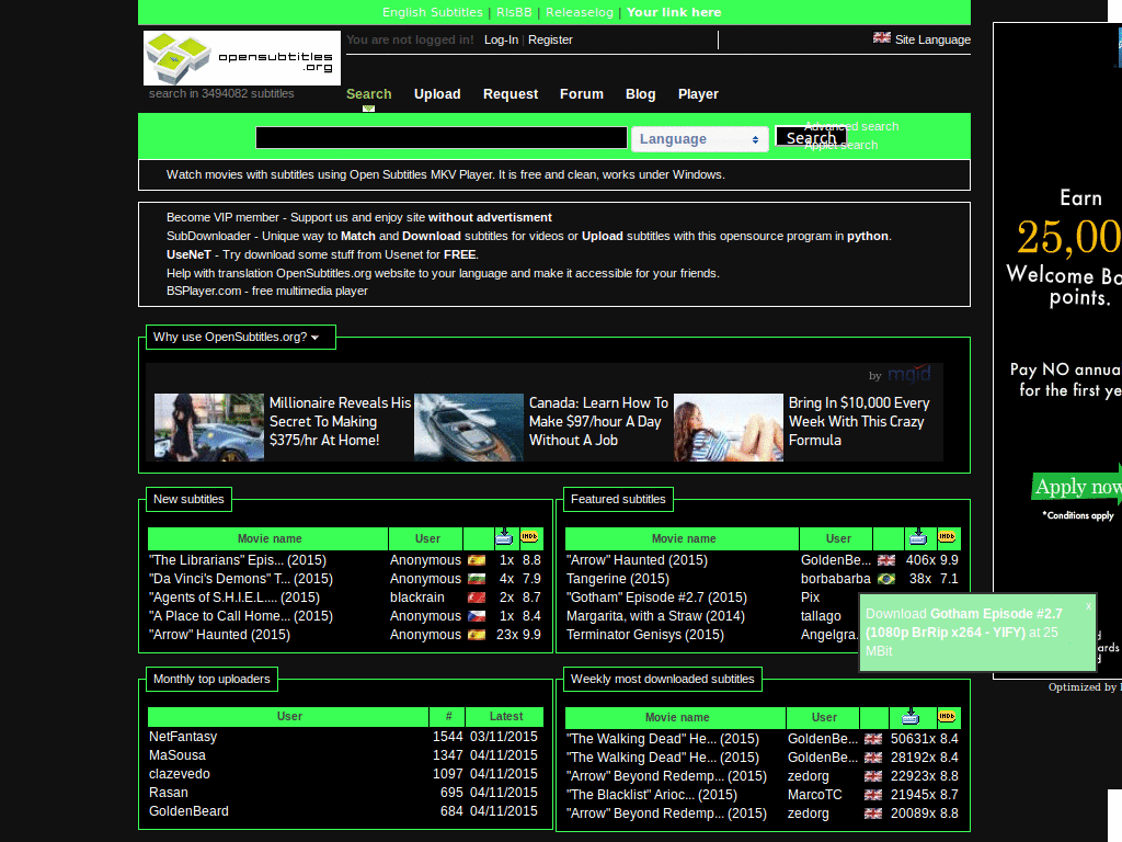 opensubtitles - dark