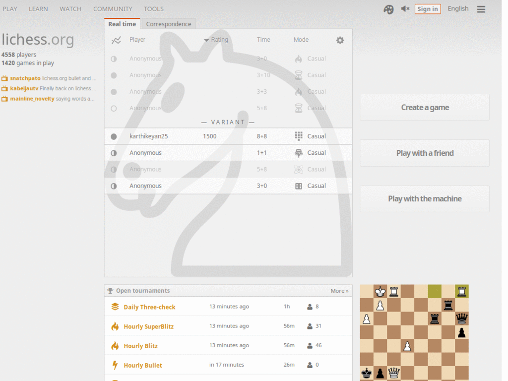 Actually dark lichess