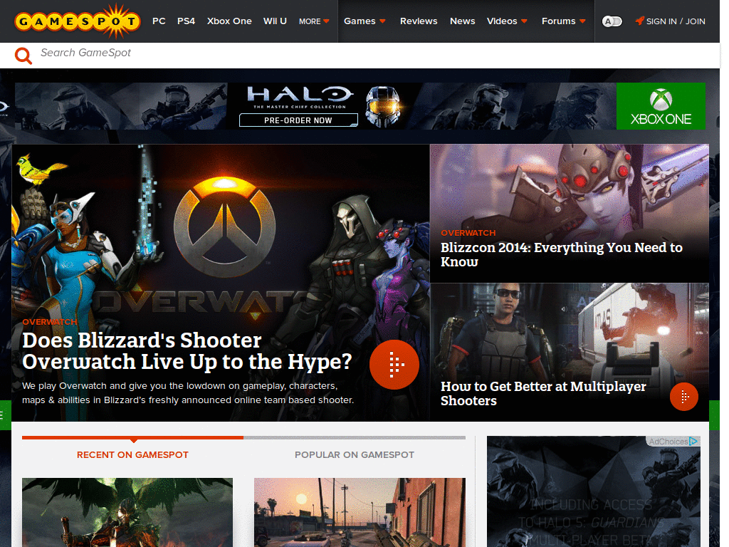 Gamespot Ice 2.0