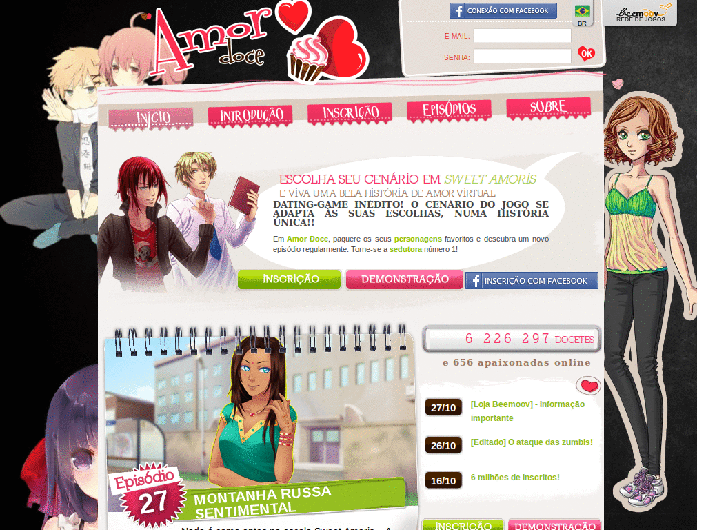 Amor doce tema:Inu x Boku ss