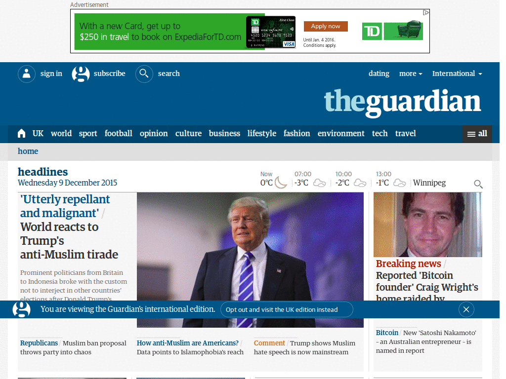 The Guardian - hide unwanted elements