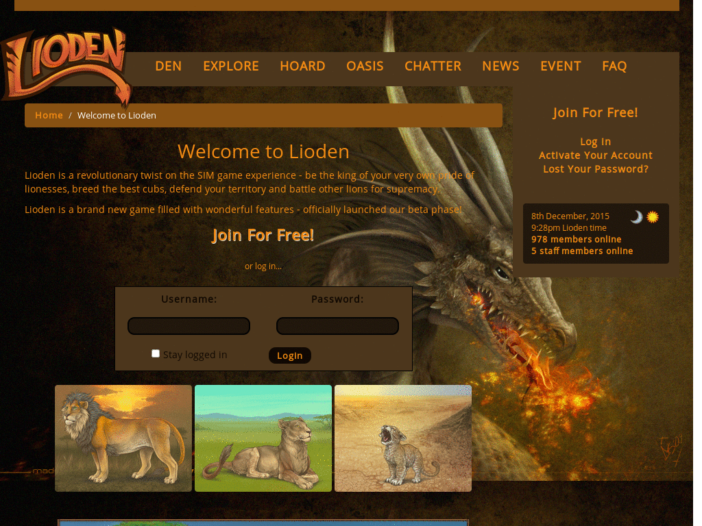 LioDen Dragon Layout