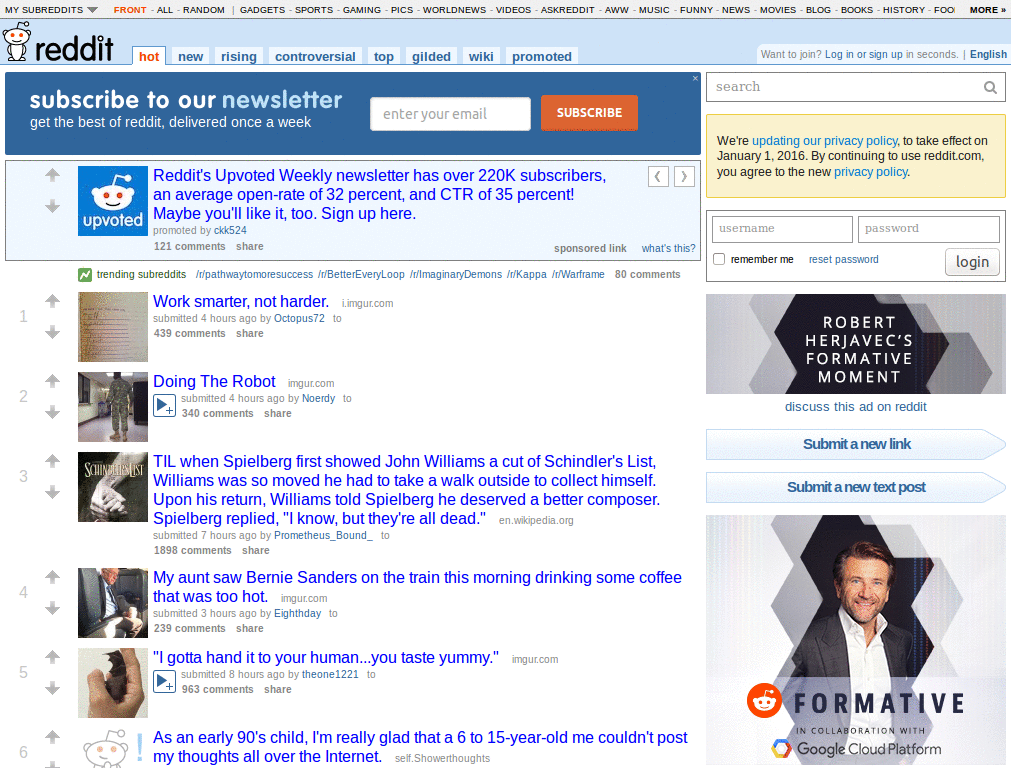 Reddit hide domain and subreddit