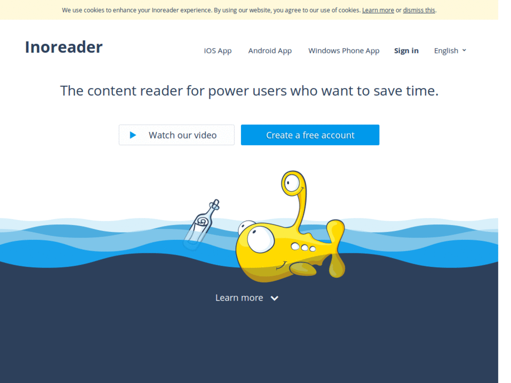 网站：inoreader 修改