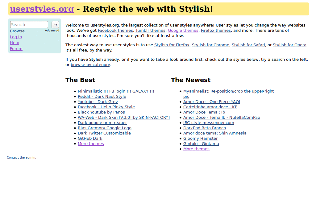 UserStyles Ads
