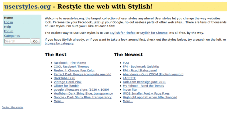 Userstyles - Hide Ads & Donations
