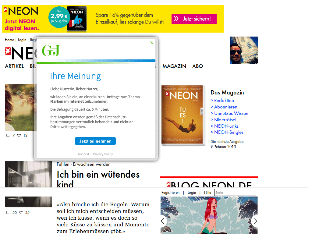 neon.de - simple clean up