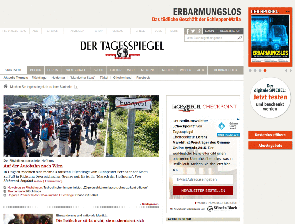 No-comment tagesspiegel.de