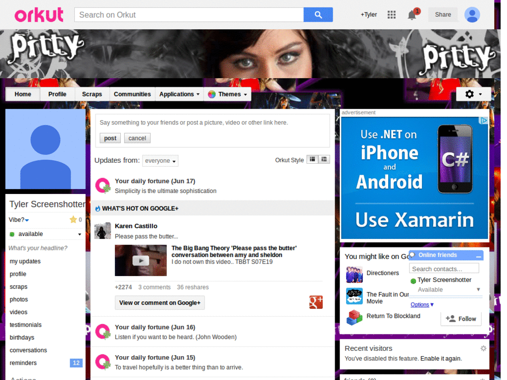 Orkut - Pitty ( by Templah.com )