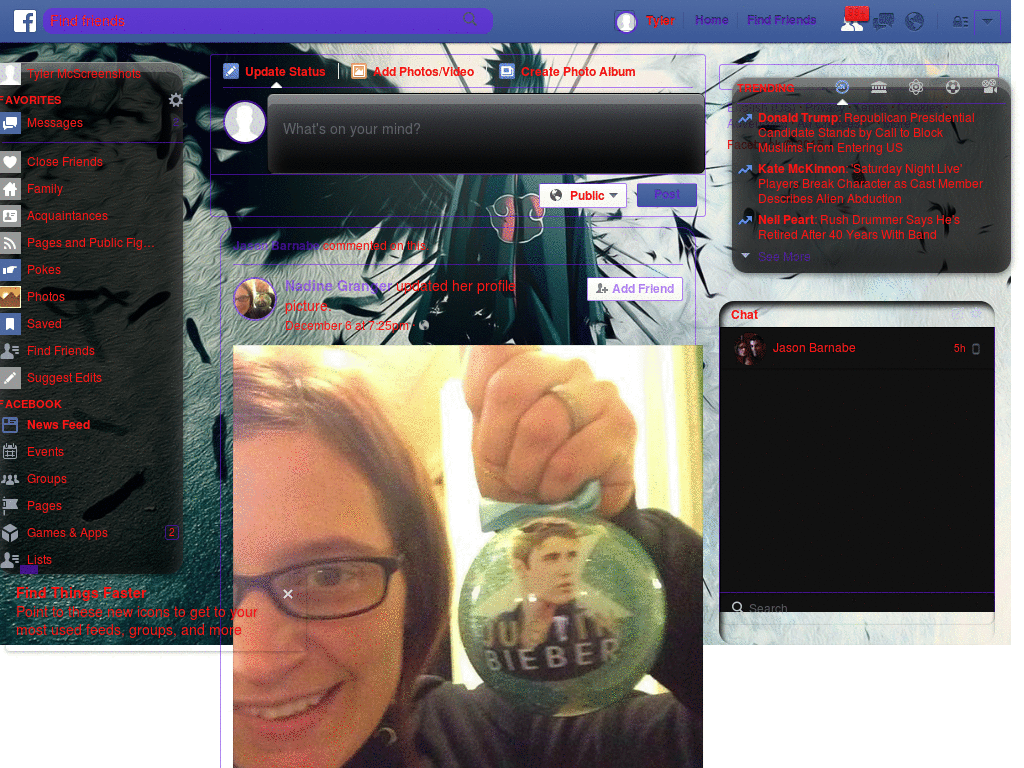 Facebook glass sasuke