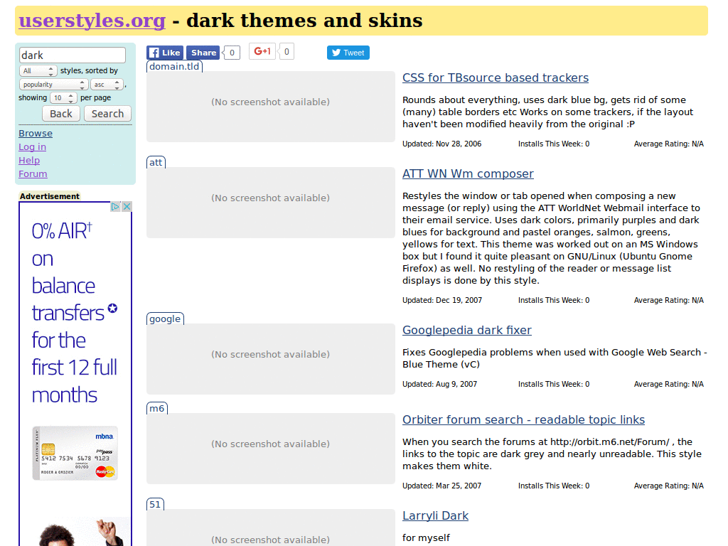 Uh, what site is this style for?