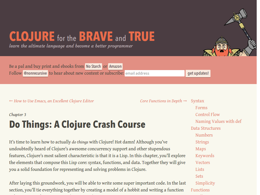 Clojure for the Brave and True