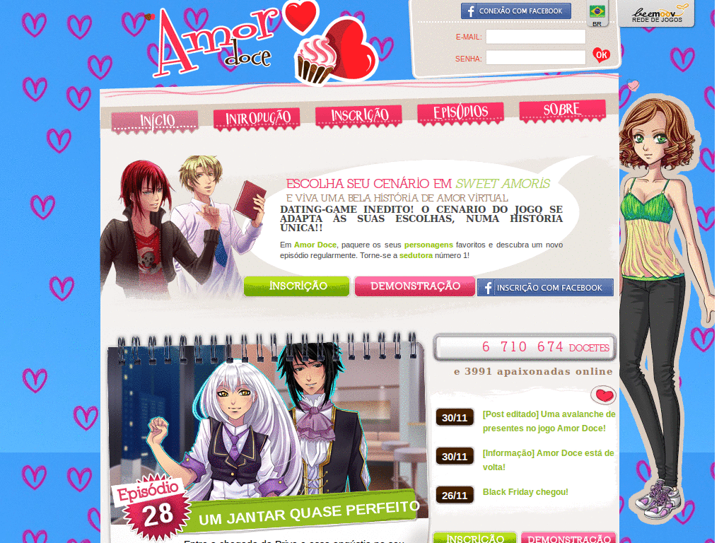 AmorDoce-Tema:BrunnaGames