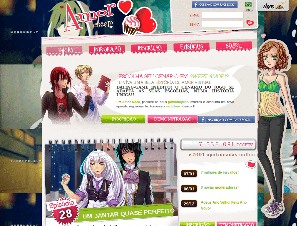Amor Doce Tema - Ene e Konoha Mekaku City
