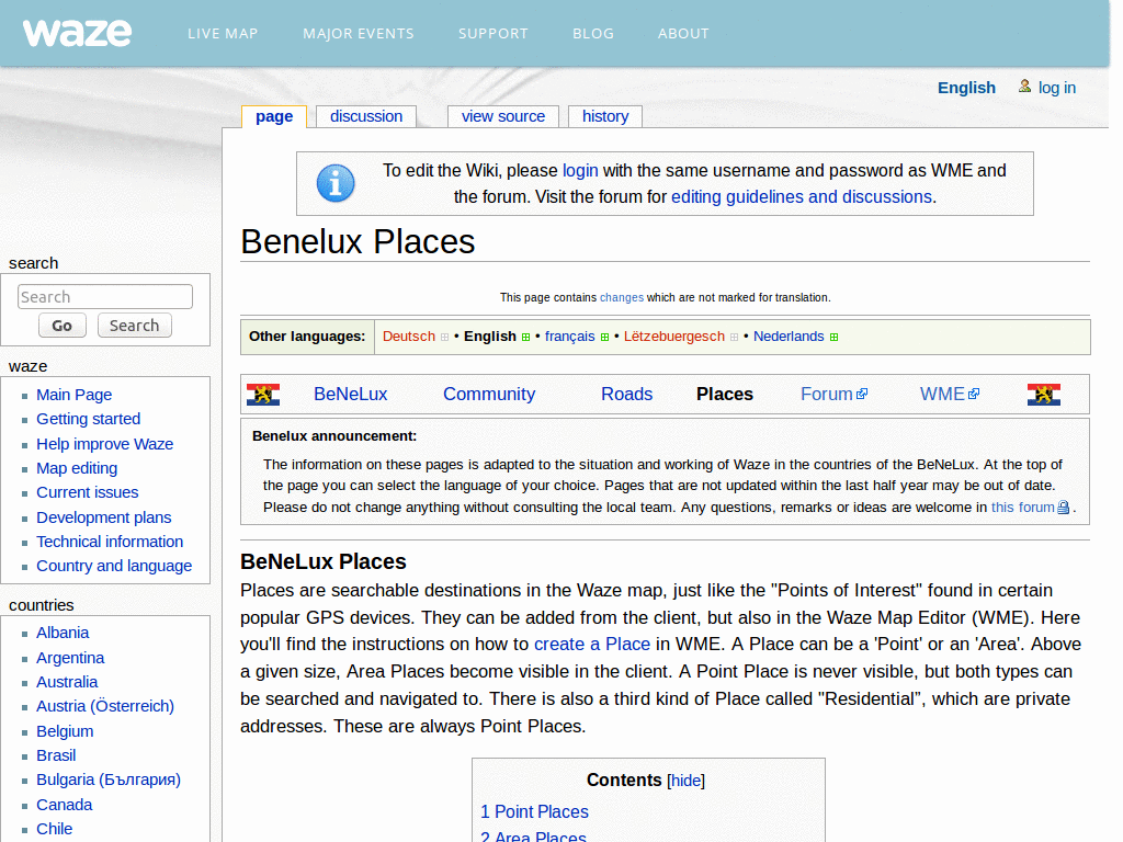 Wider Waze Wiki