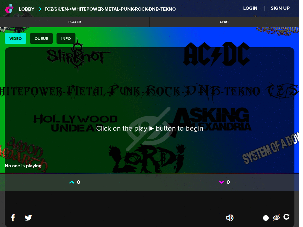 dubtrack.fm - Rainbow progress bars and sliders