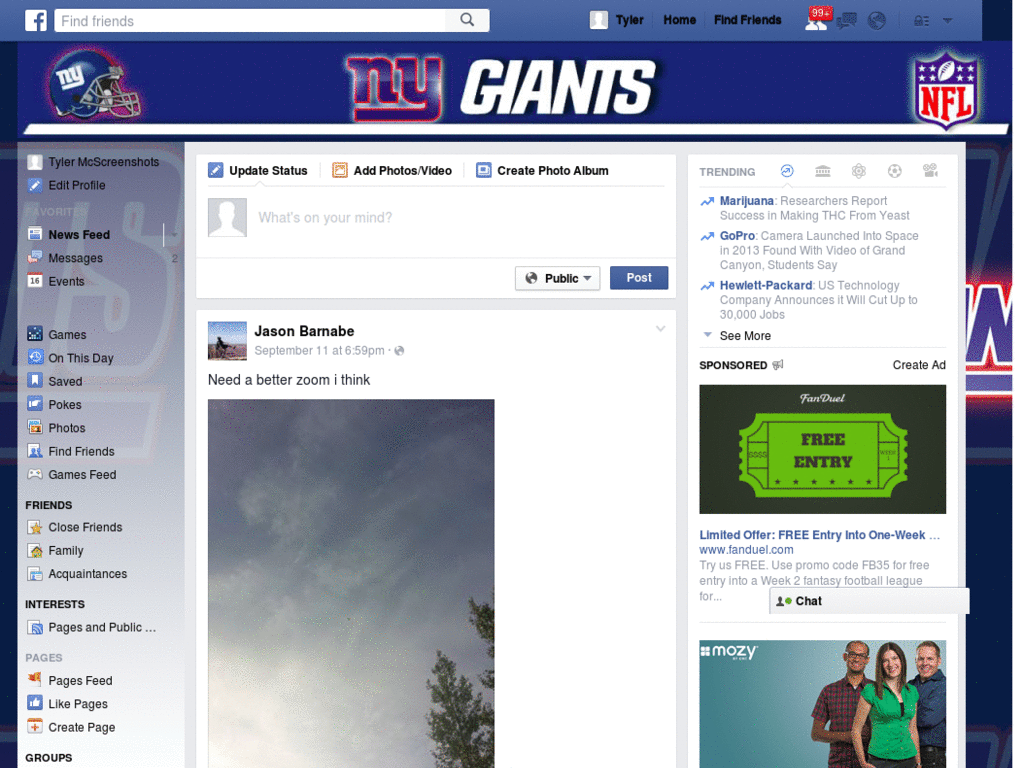 Facebook -NFL- NY Giants ( by Templah.com )