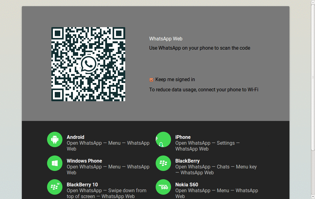 Whatsapp Web Dark with backgrounds