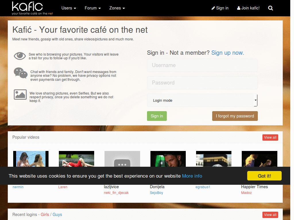 kafic , za dajdzu [ SALA ]