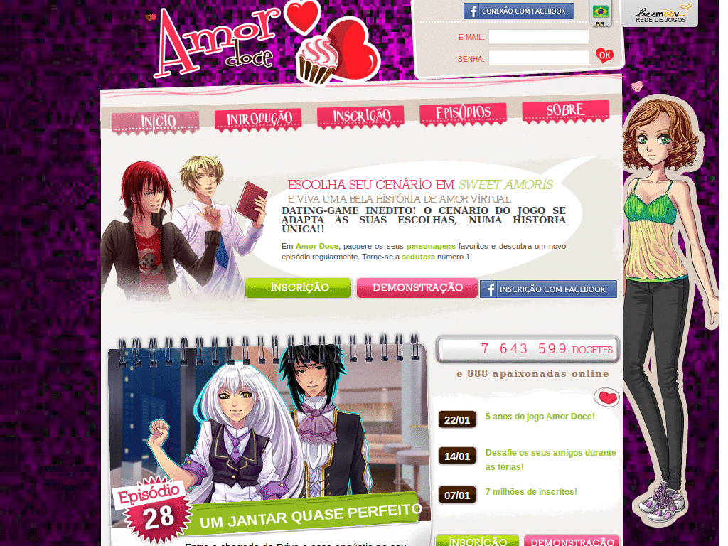 Amor Doce Tema: Roxo love shipp
