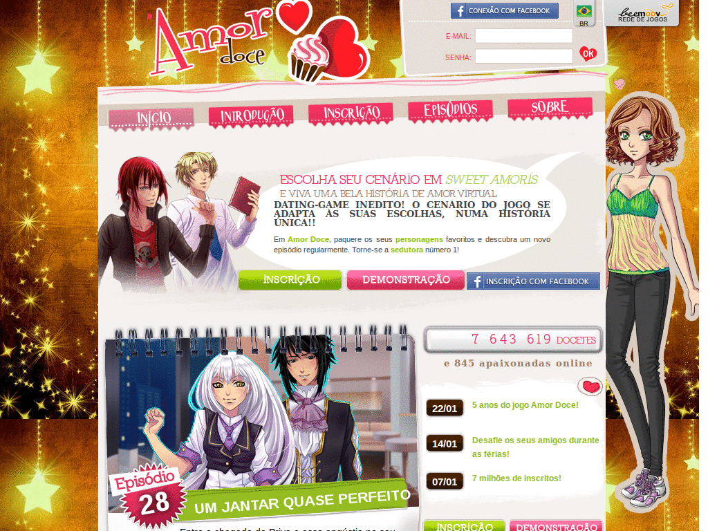 Amor Doce Tema: Stars divas sz