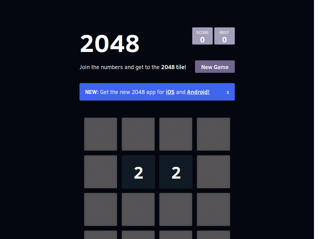 2048 Dark/Blue