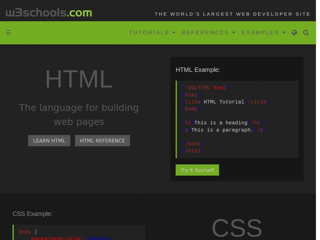 W3SCHOOLS - Graphite (by Jooch)