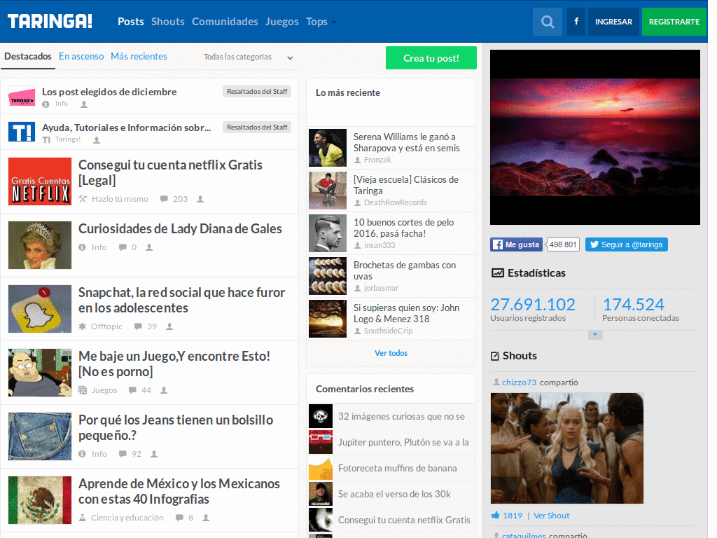 fix firefox-taringa