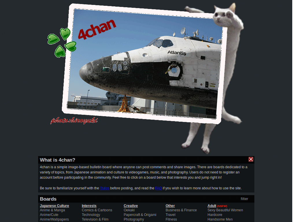 Dark 4chan front