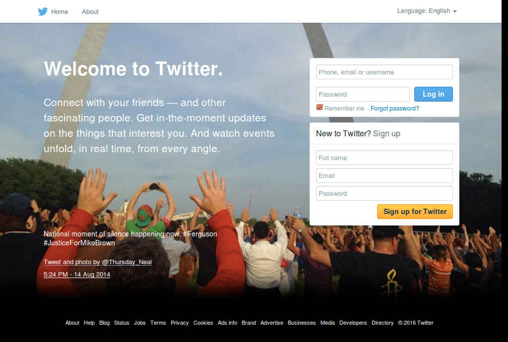 Twitter Hidden Promotion Cards